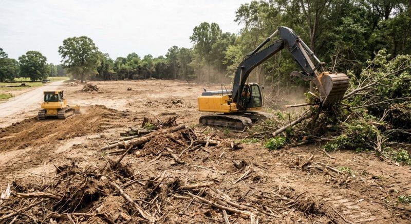 Commercial Land Preparation in Marietta, GA