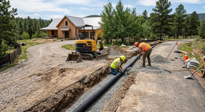 Drainage Trench Installation in Salt Lake City, UT