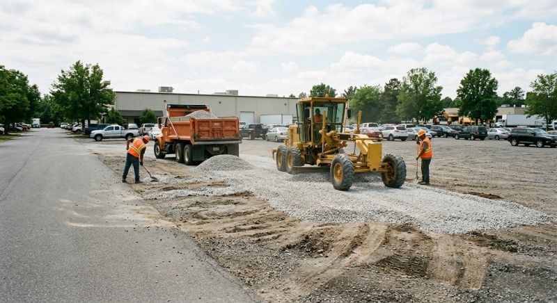 Parking Lot Excavation in Cumming, GA