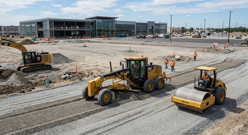 Parking Lot Gravel Repair in South Houston, TX